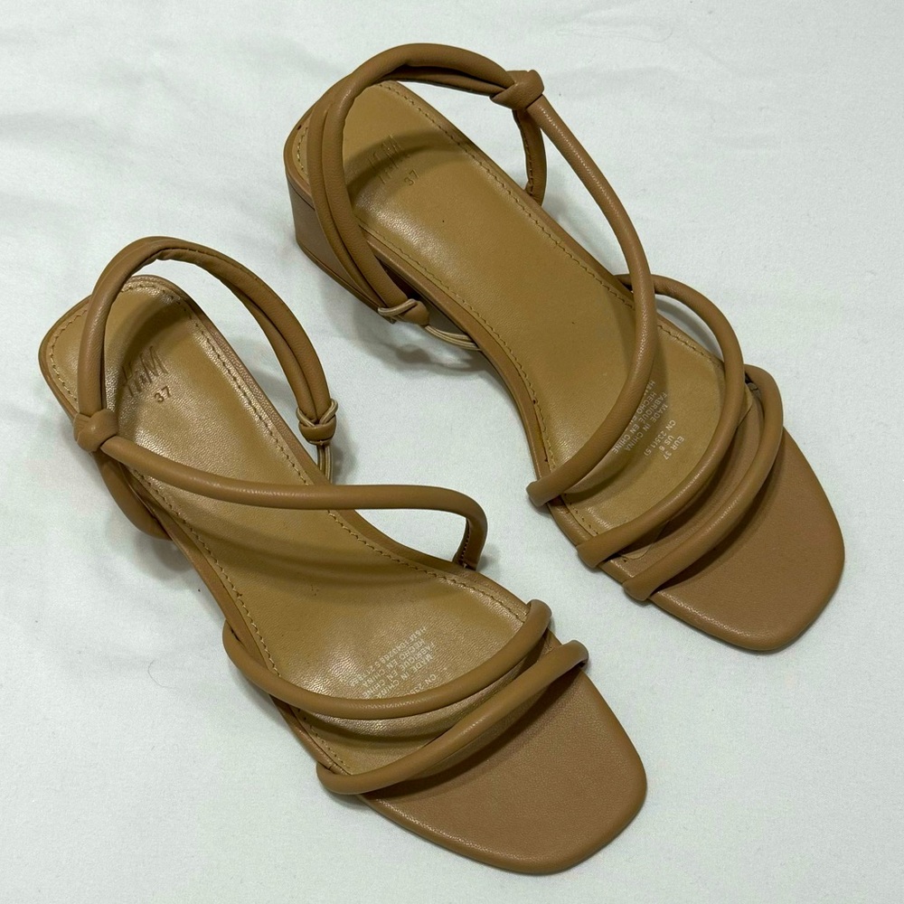 H&M Nude Sandals Heels